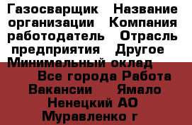 Газосварщик › Название организации ­ Компания-работодатель › Отрасль предприятия ­ Другое › Минимальный оклад ­ 30 000 - Все города Работа » Вакансии   . Ямало-Ненецкий АО,Муравленко г.